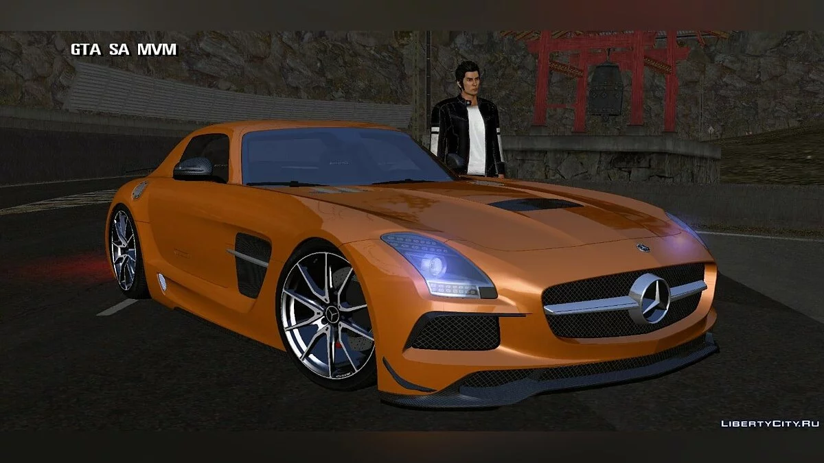 2014 Mercedes Benz SLS AMG Black Series / GTA San Andreas (iOS, Android)