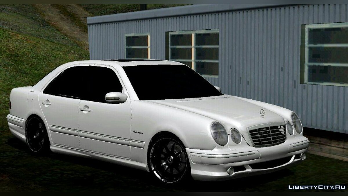 Скачать Mercedes Benz E55 AMG W210 для GTA San Andreas (iOS, Android)