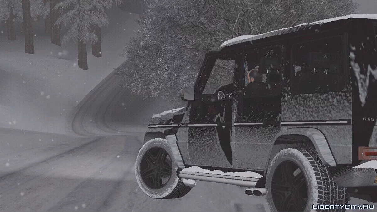 Mercedes-Benz G-Wagen (Зимняя версия) / GTA San Andreas (iOS, Android)