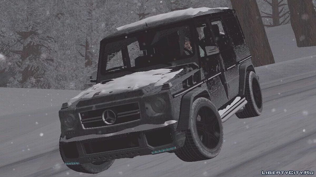 Mercedes-Benz G-Wagen (Зимняя версия) / GTA San Andreas (iOS, Android)