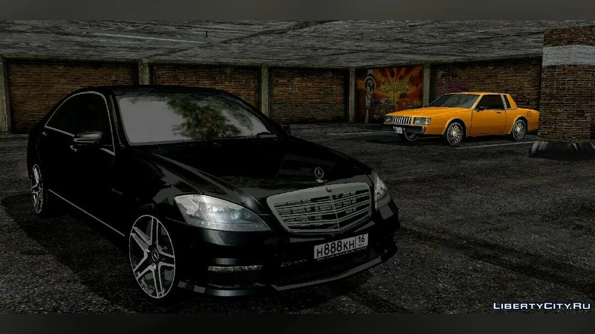 Mercedes-Benz S63 W221 AMG / GTA San Andreas (iOS, Android)