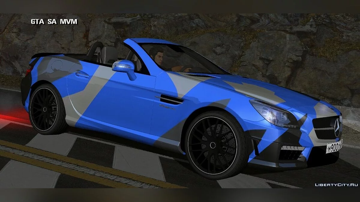 Mercedes-Benz SLK 55 AMG CAMO / GTA San Andreas (iOS, Android)