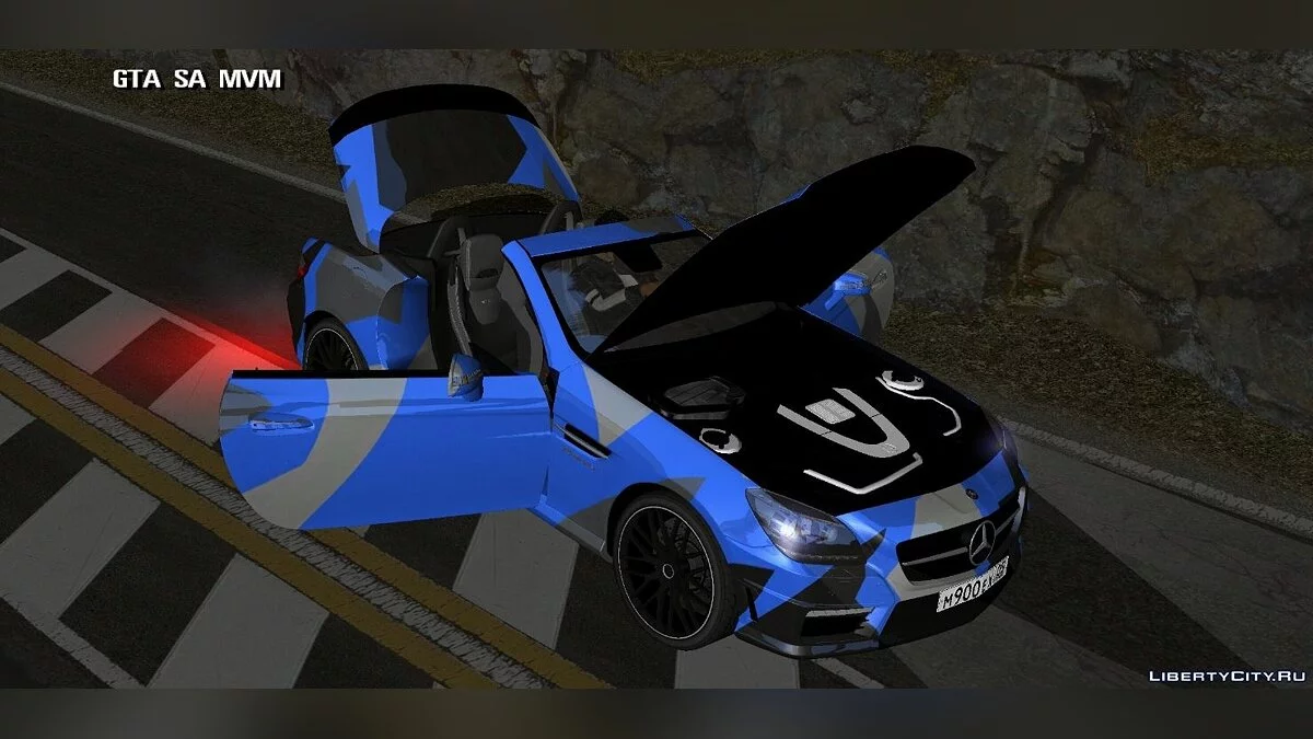 Mercedes-Benz SLK 55 AMG CAMO / GTA San Andreas (iOS, Android)