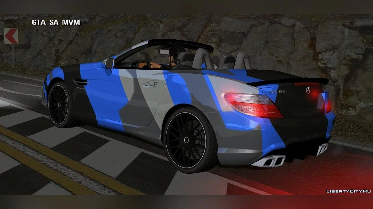 Mercedes-Benz SLK 55 AMG CAMO / GTA San Andreas (iOS, Android)