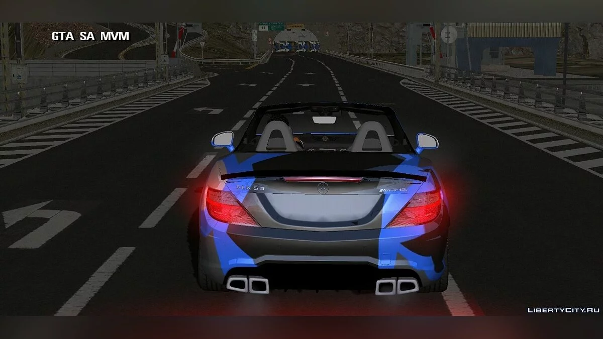 Mercedes-Benz SLK 55 AMG CAMO / GTA San Andreas (iOS, Android)