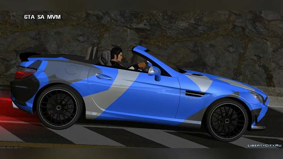 Mercedes-Benz SLK 55 AMG CAMO / GTA San Andreas (iOS, Android)