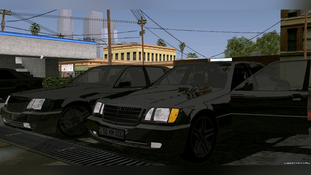 Скачать Mercedes Benz W140 AMG для GTA San Andreas (iOS, Android)