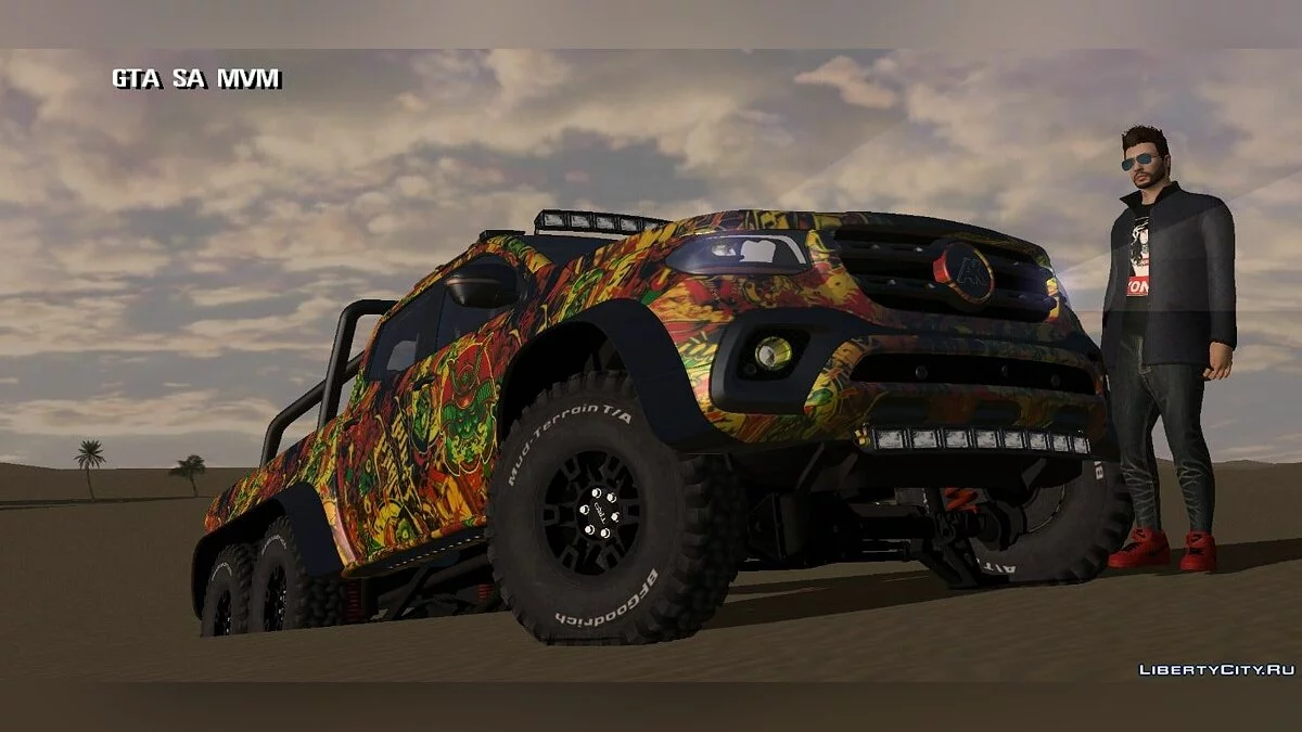 Mercedes Benz X 6x6 (винил) / GTA San Andreas (iOS, Android)