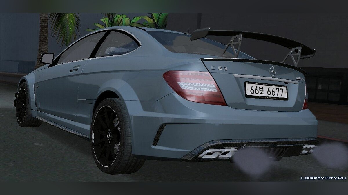 Mercedes-Benz C63 AMG Black Series для GTA San Andreas (iOS, Android) - Картинка #2