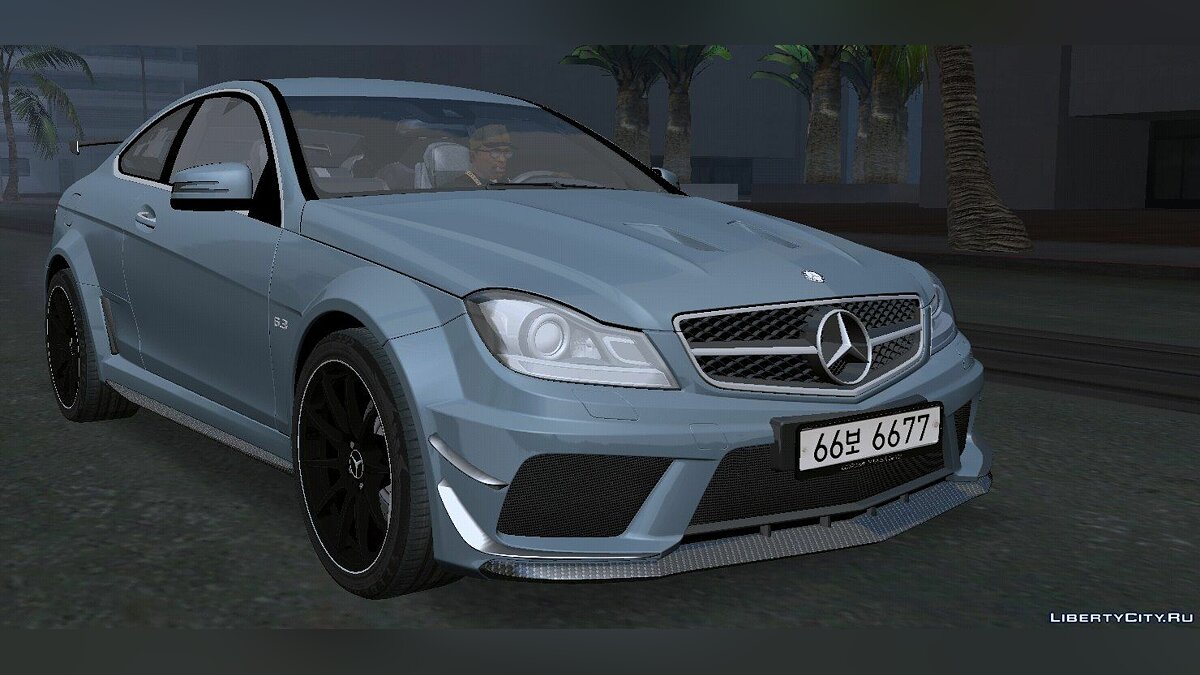 Mercedes-Benz C63 AMG Black Series для GTA San Andreas (iOS, Android) - Картинка #1