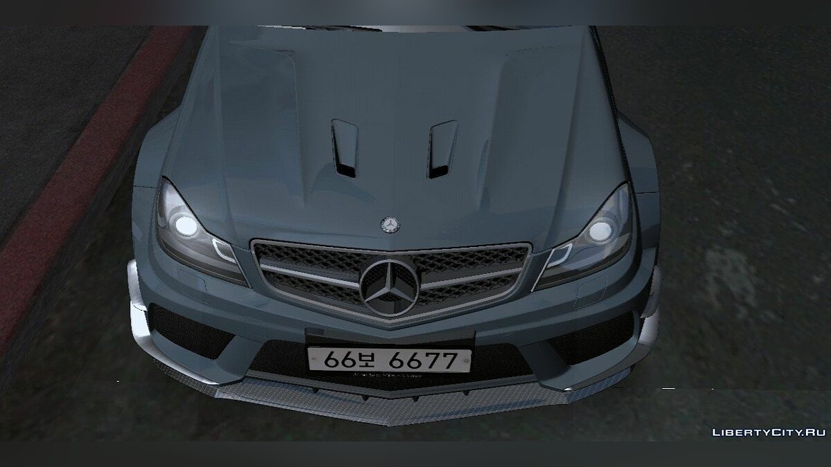 Mercedes-Benz C63 AMG Black Series для GTA San Andreas (iOS, Android) - Картинка #3