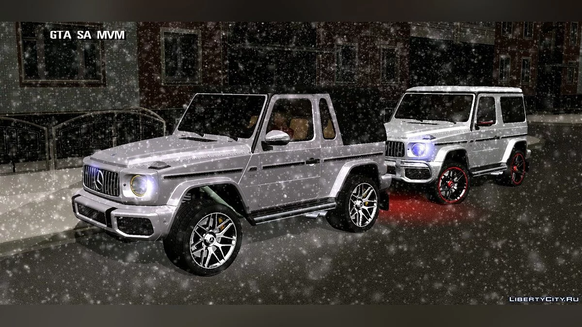 Mercedes-Benz Geländewagen с мягкой крышей / GTA San Andreas (iOS, Android)