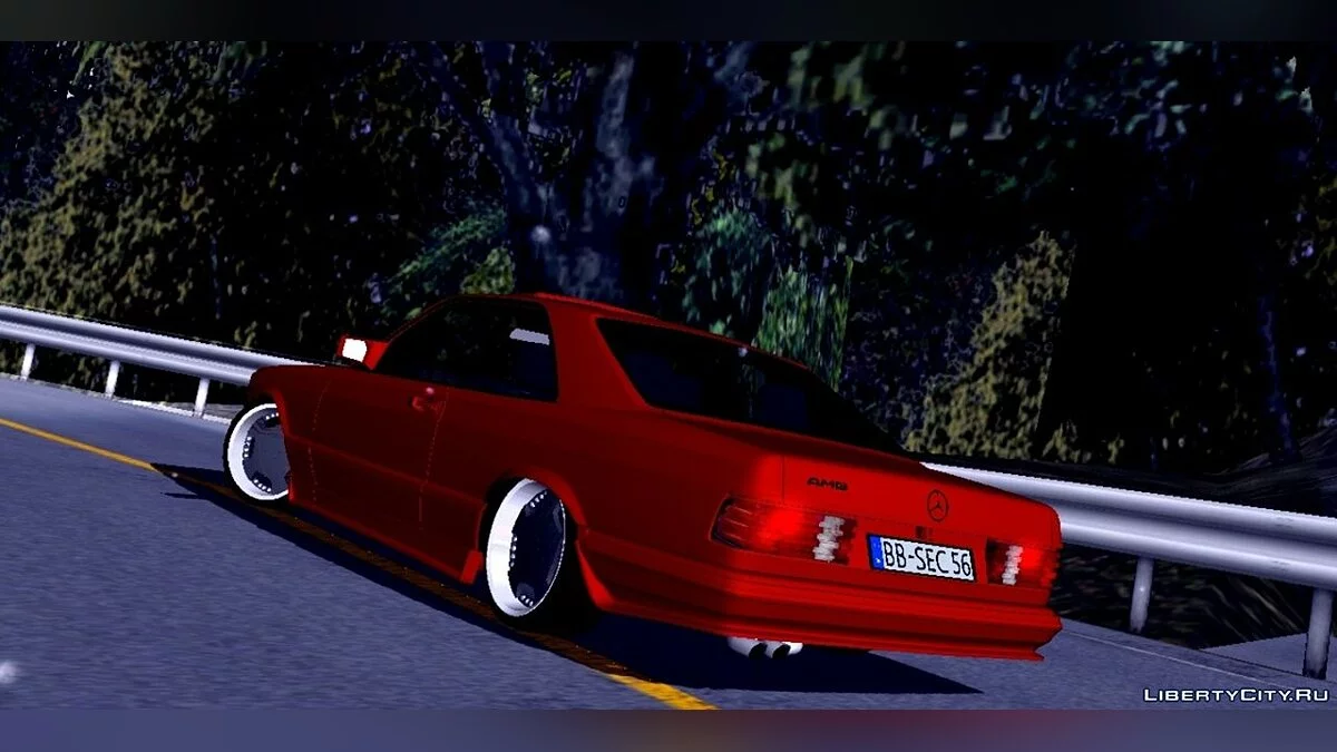 Mercedes-Benz W126 Sec 560 / GTA San Andreas (iOS, Android)