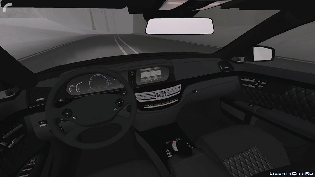 Mercedes-Benz W221 Black Version / GTA San Andreas (iOS, Android)