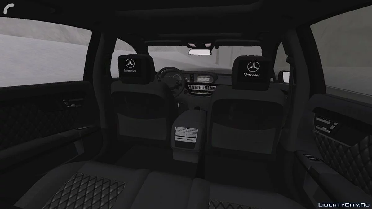 Mercedes-Benz W221 Black Version / GTA San Andreas (iOS, Android)