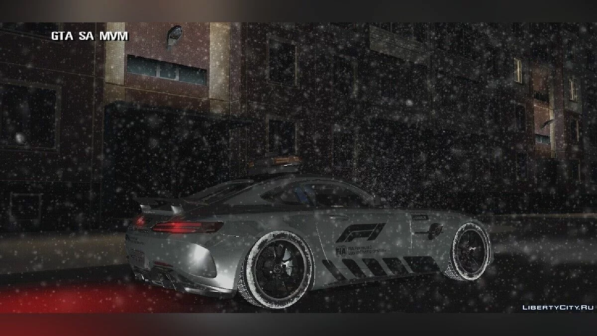 Mercedes — зимняя версия / GTA San Andreas (iOS, Android)