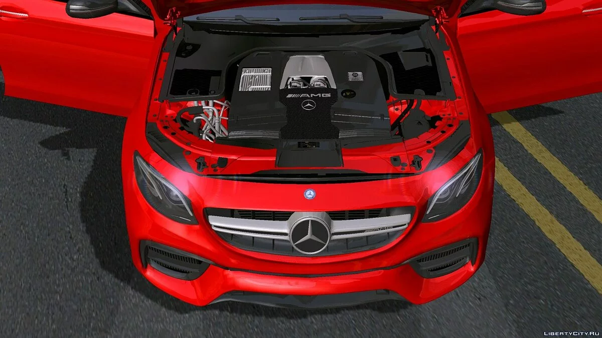 Mercedes-Benz E 63 S AMG / GTA San Andreas (iOS, Android)