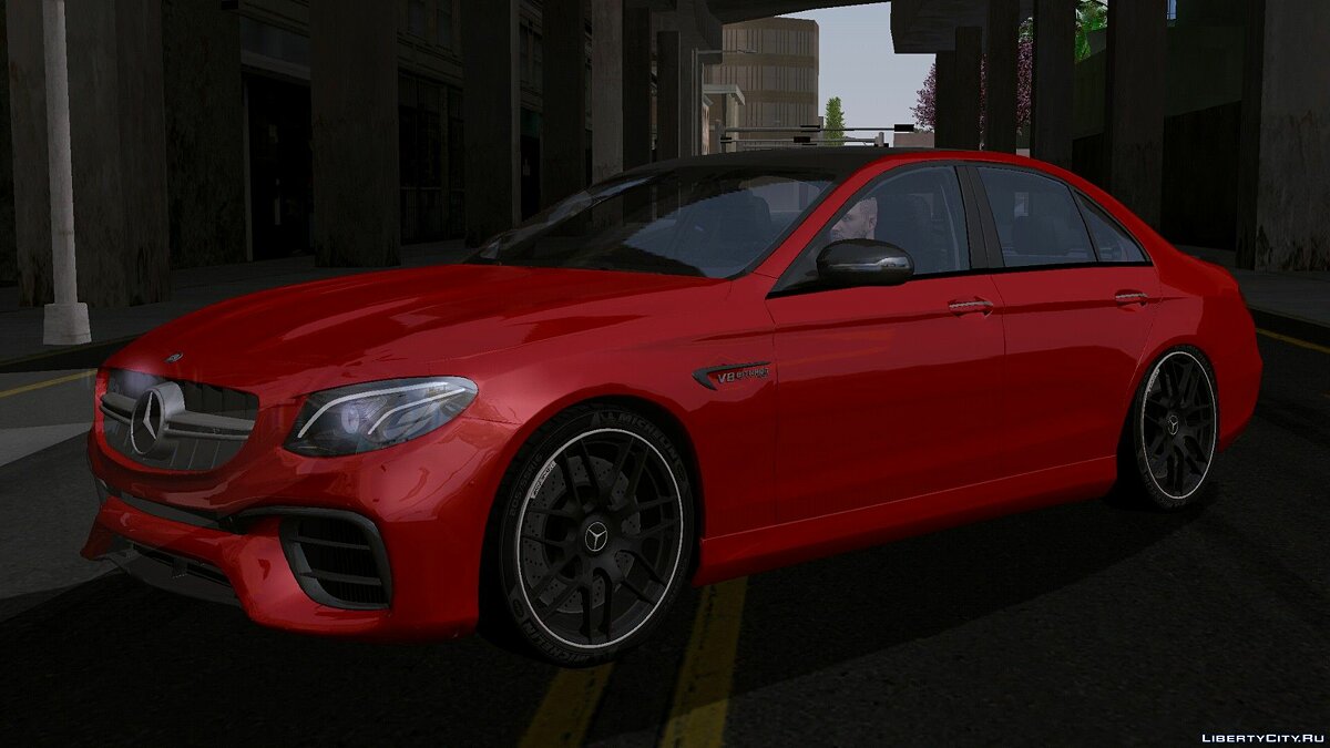 Скачать Mercedes-Benz E 63 S AMG для GTA San Andreas (iOS, Android)