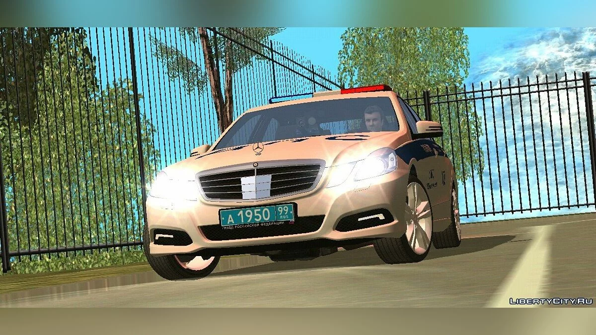Mercedes-Benz E500 w212 дорестайл \"Police\" / GTA San Andreas (iOS, Android)