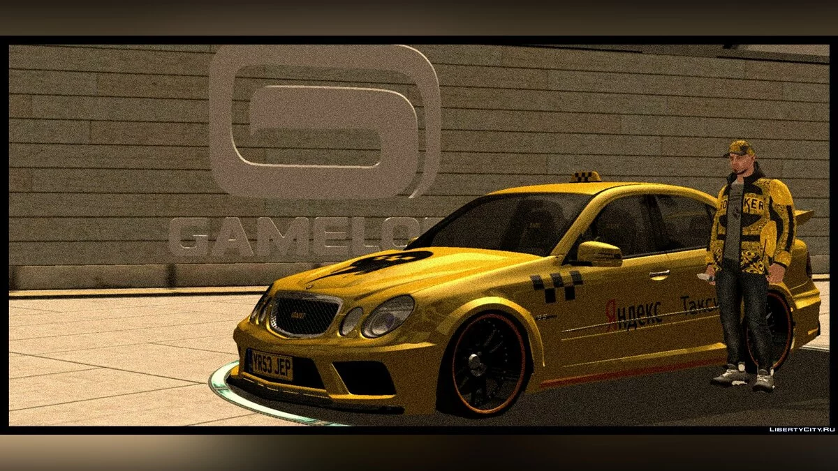 Mercedes Benz E63 + полиция и такси / GTA San Andreas (iOS, Android)