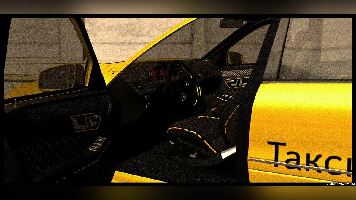 Mercedes Benz E63 + полиция и такси / GTA San Andreas (iOS, Android)