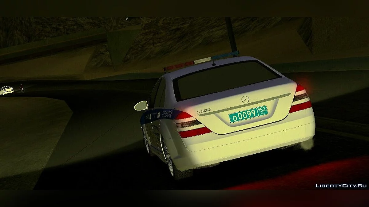 Mercedes-Benz S500 w221 ПОЛИЦИЯ / GTA San Andreas (iOS, Android)