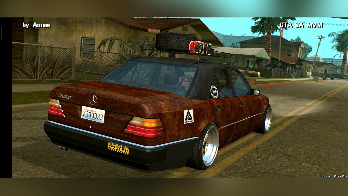 Скачать Mercedes Benz W124 E500 для GTA San Andreas (iOS, Android)