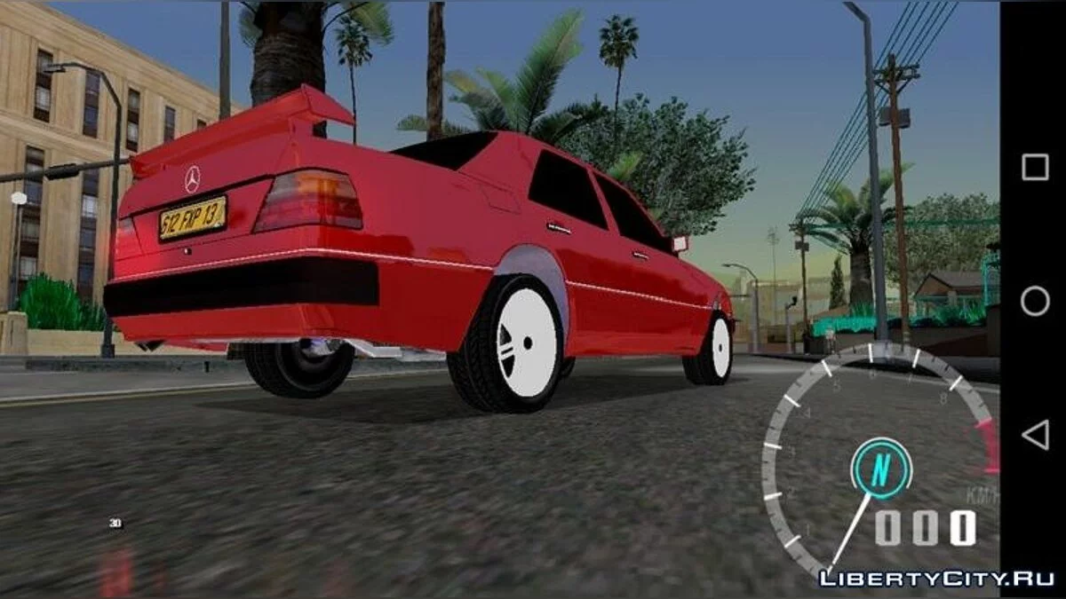 Mercedes-Benz W124 from: Taxi Movie [Android & PC] / GTA San Andreas (iOS, Android)