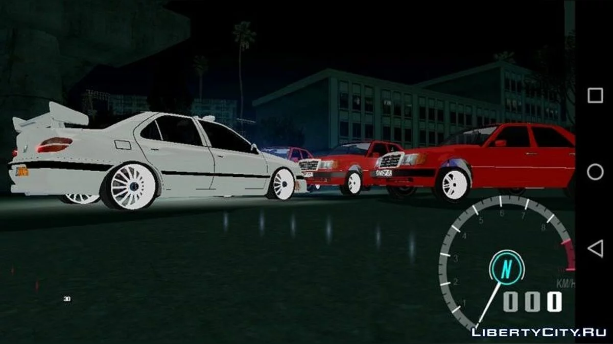Mercedes-Benz W124 from: Taxi Movie [Android & PC] / GTA San Andreas (iOS, Android)