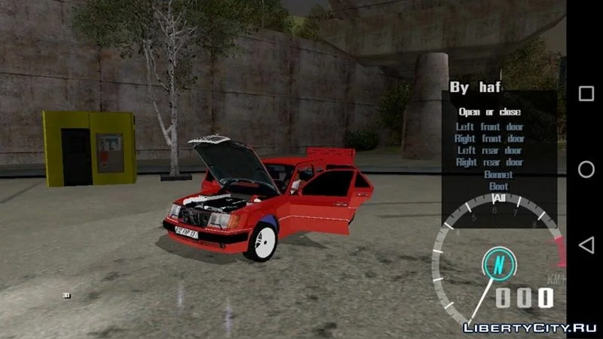 Mercedes-Benz W124 from: Taxi Movie [Android & PC] / GTA San Andreas (iOS, Android)