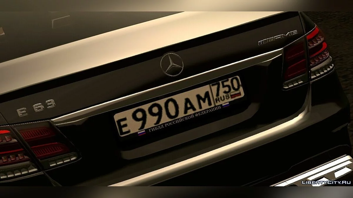 Mercedes-Benz w212 E63 / GTA San Andreas (iOS, Android)