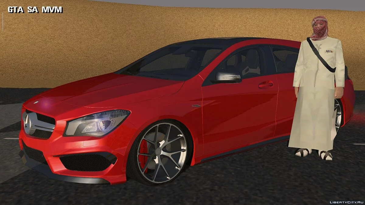 Mercedes CLA 45 AMG / GTA San Andreas (iOS, Android)