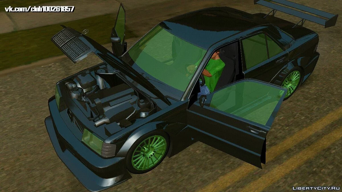 Mercedes Benz 190E Tuning (только DFF) / GTA San Andreas (iOS, Android)