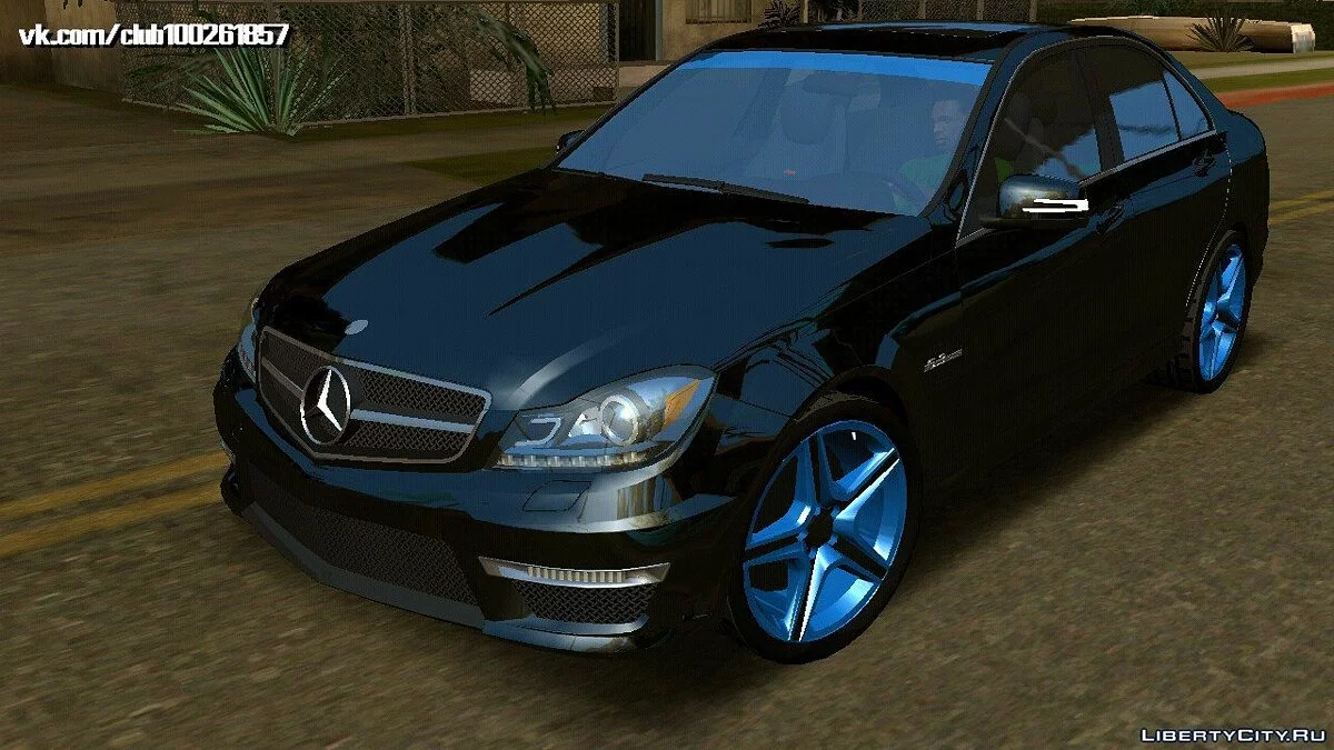 Mercedes-Benz C63 AMG Sedan (только DFF) / GTA San Andreas (iOS, Android)