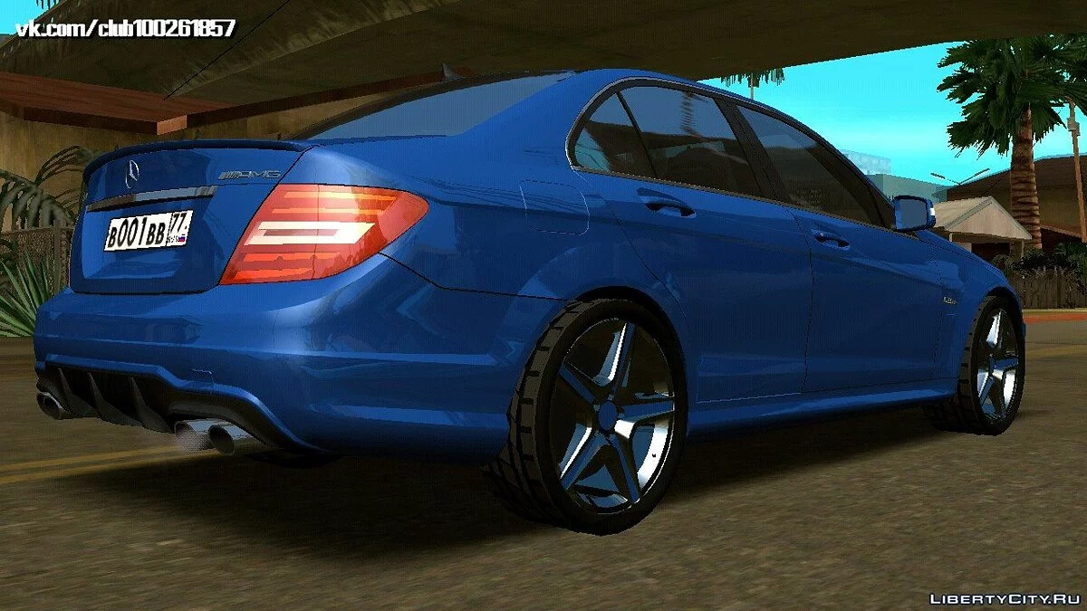 Mercedes-Benz C63 AMG Sedan (только DFF) / GTA San Andreas (iOS, Android)