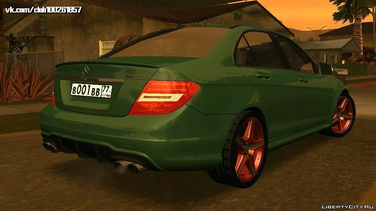 Mercedes-Benz C63 AMG Sedan (только DFF) / GTA San Andreas (iOS, Android)