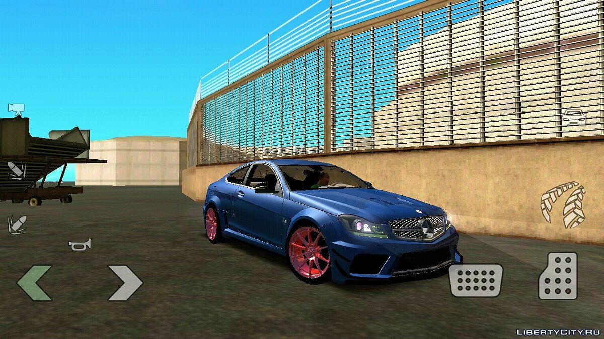 Скачать Mercedes-Benz C63 AMG (только DFF) для GTA San Andreas (iOS,  Android)