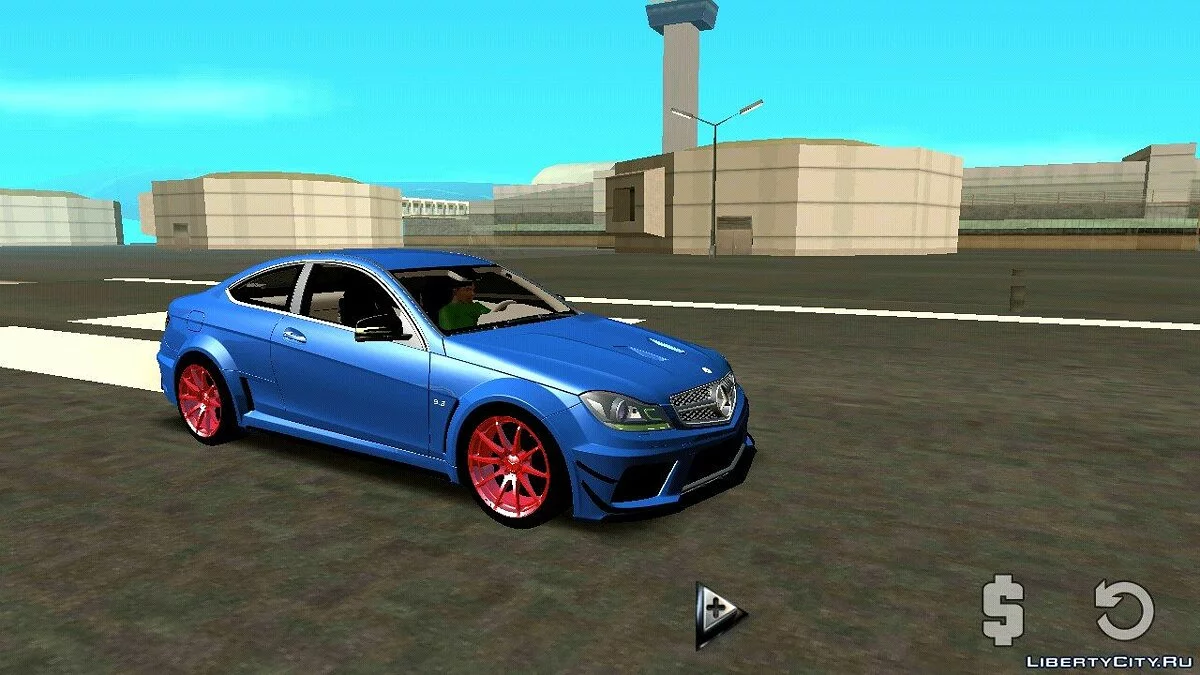 Mercedes-Benz C63 AMG (только DFF) / GTA San Andreas (iOS, Android)
