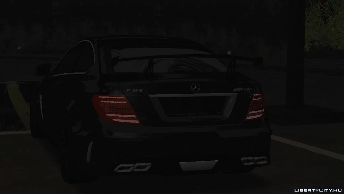 Mercedes-Benz C63 W204 BLACK SERIES (только DFF) / GTA San Andreas (iOS, Android)