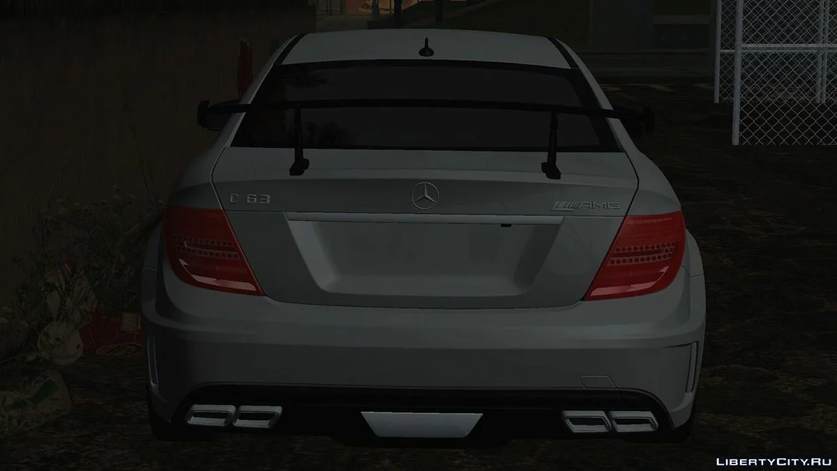 Mercedes-Benz C63 W204 BLACK SERIES (только DFF) / GTA San Andreas (iOS, Android)