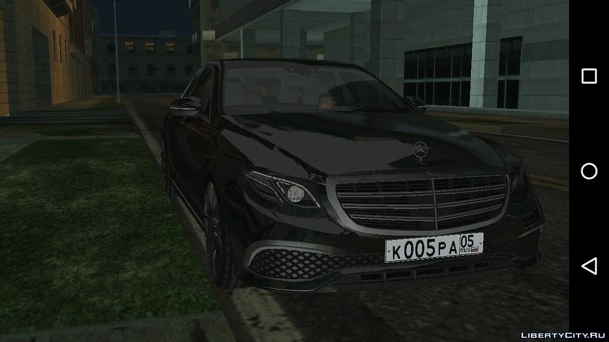 Mercedes-Benz Е350е (только DFF) / GTA San Andreas (iOS, Android)