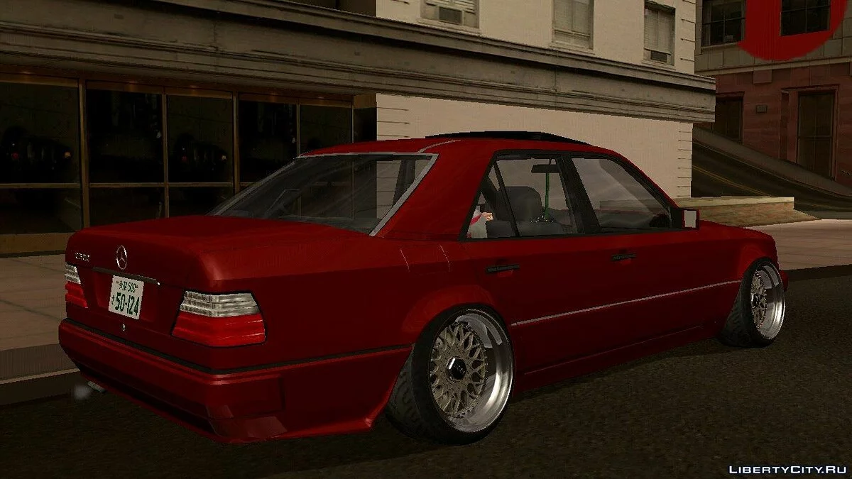 Mercedes-Benz E500 W124 v1 (только DFF) / GTA San Andreas (iOS, Android)