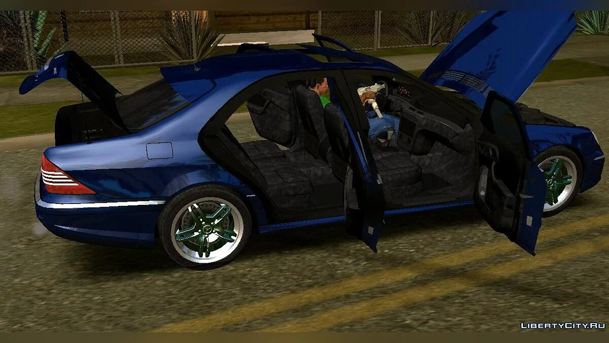 Mercedes-Benz S65 AMG W220 v0.2 (только DFF) / GTA San Andreas (iOS, Android)