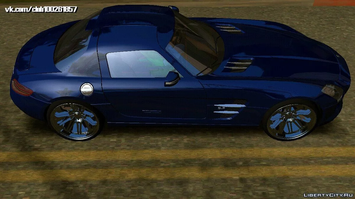 Mercedes-Benz-SLS-AMG v0.2 (только DFF) / GTA San Andreas (iOS, Android)