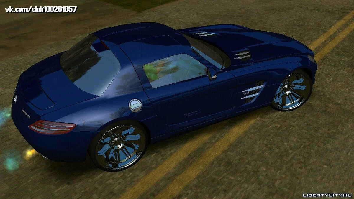 Mercedes-Benz-SLS-AMG v0.2 (только DFF) / GTA San Andreas (iOS, Android)