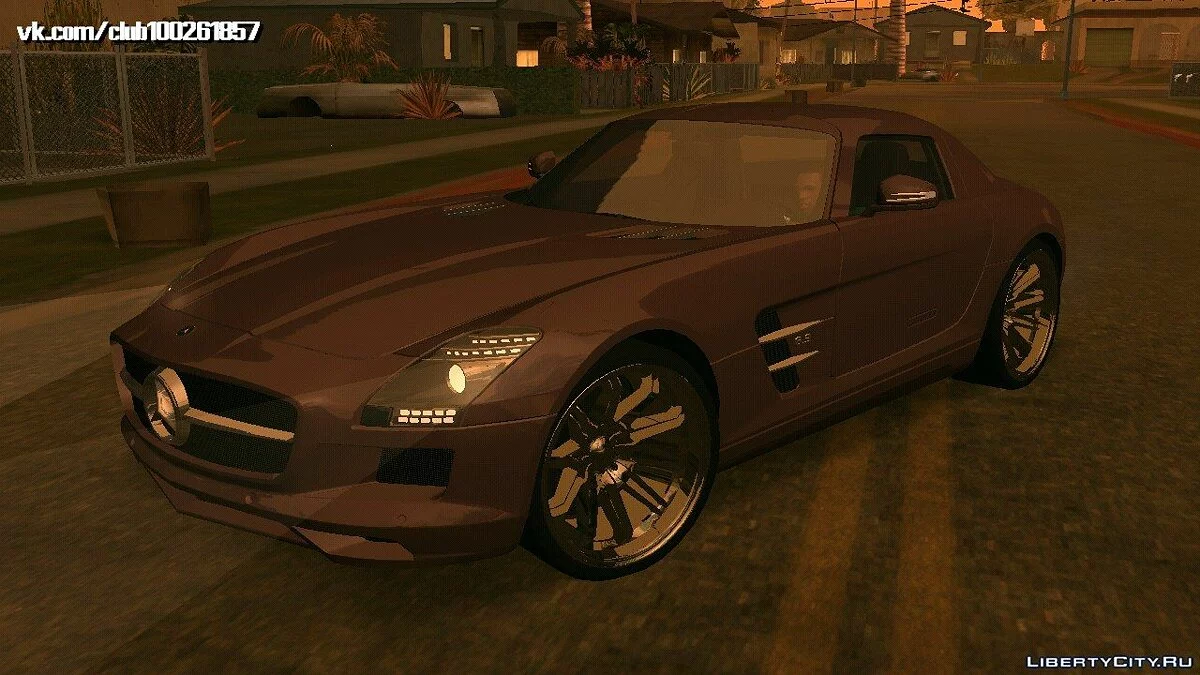 Mercedes-Benz-SLS-AMG v0.2 (только DFF) / GTA San Andreas (iOS, Android)