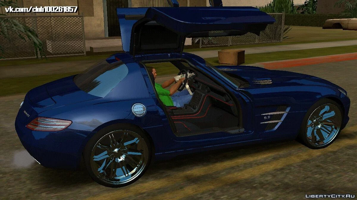 Mercedes-Benz-SLS-AMG v0.2 (только DFF) / GTA San Andreas (iOS, Android)