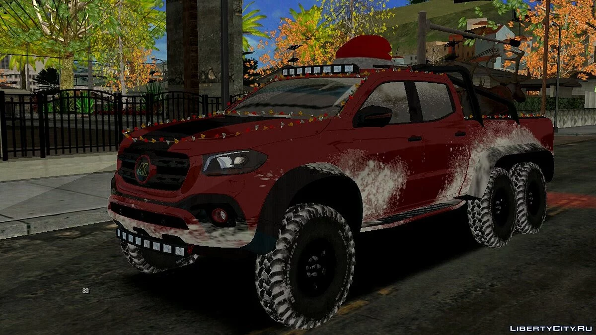 Mercedes-Benz X 6x6 (Зимняя версия) / GTA San Andreas (iOS, Android)