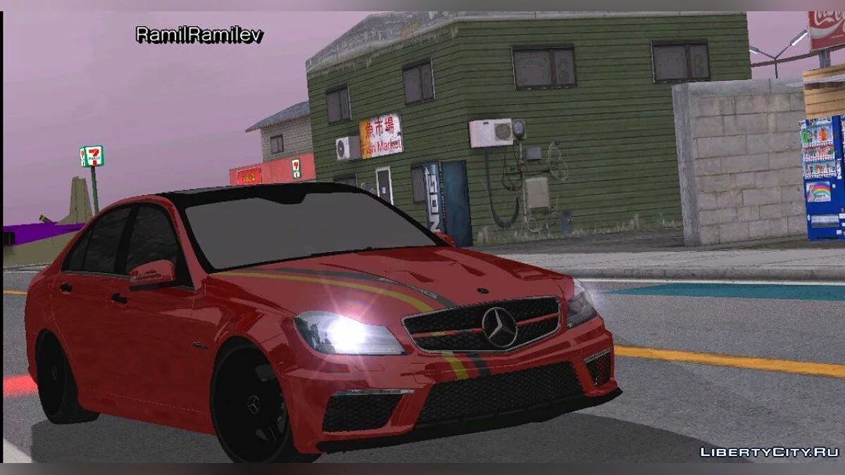 Mercedes-Benz C63 AMG / GTA San Andreas (iOS, Android)