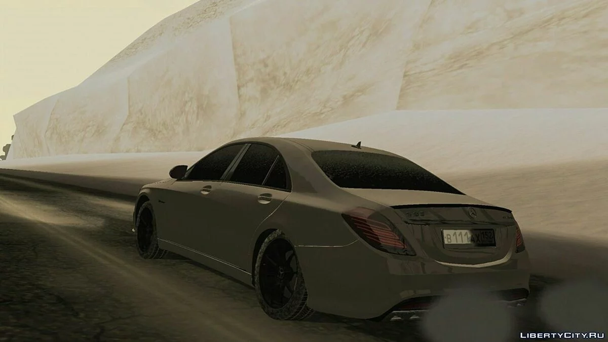 Mercedes-Benz (Зимняя версия) / GTA San Andreas (iOS, Android)